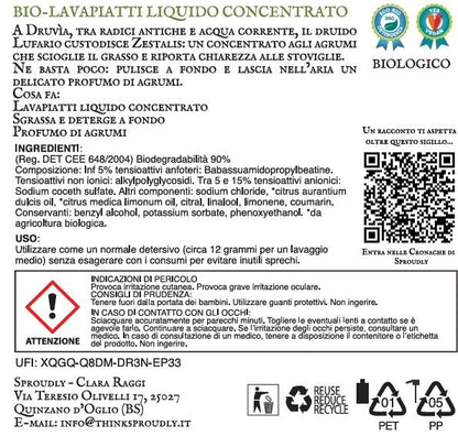 Zestalis - detersivo piatti concentrato